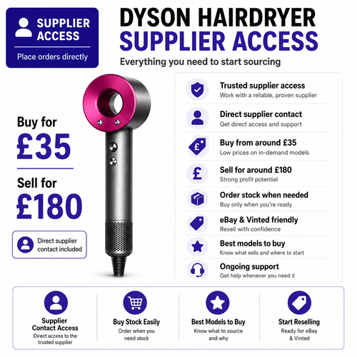 Dyson Hairdryer Reselling Hustle Pack